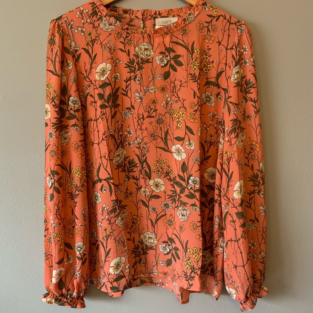 Loft Floral Blouse